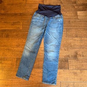 gap maternity girlfriend jeans